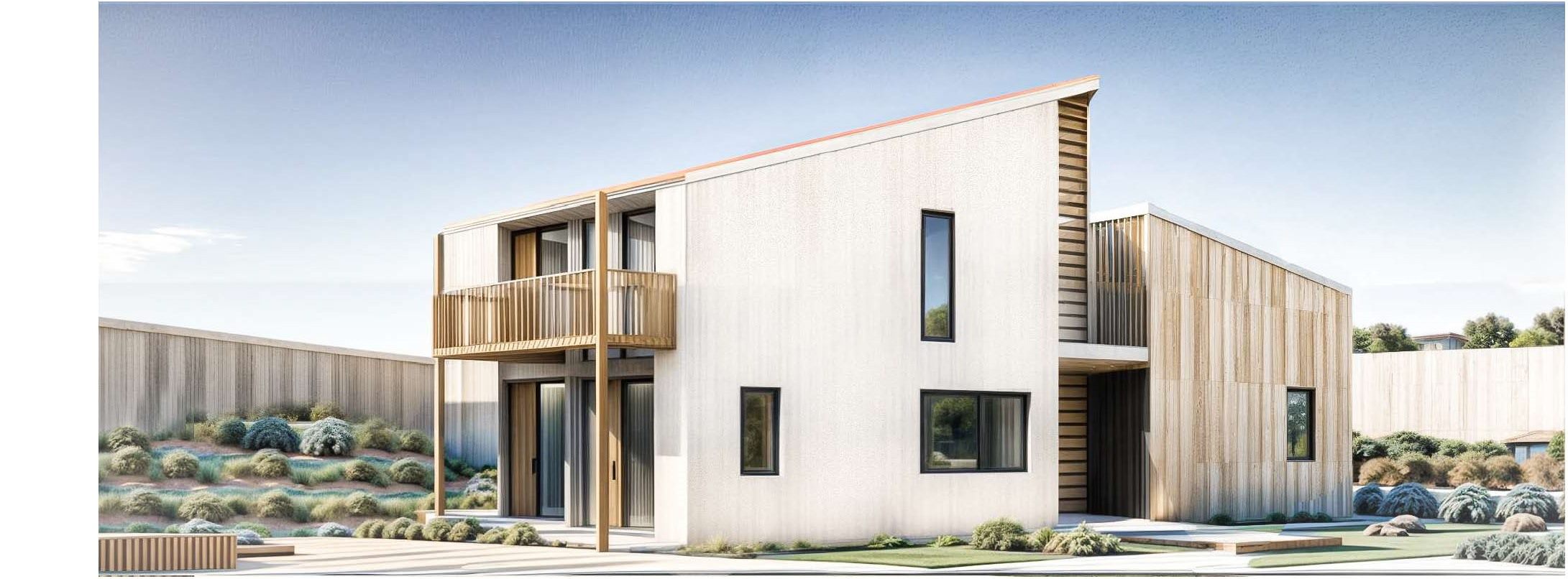 L-House — fachada exterior